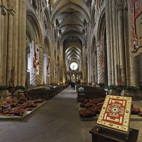 Durham Cathedral flower festival